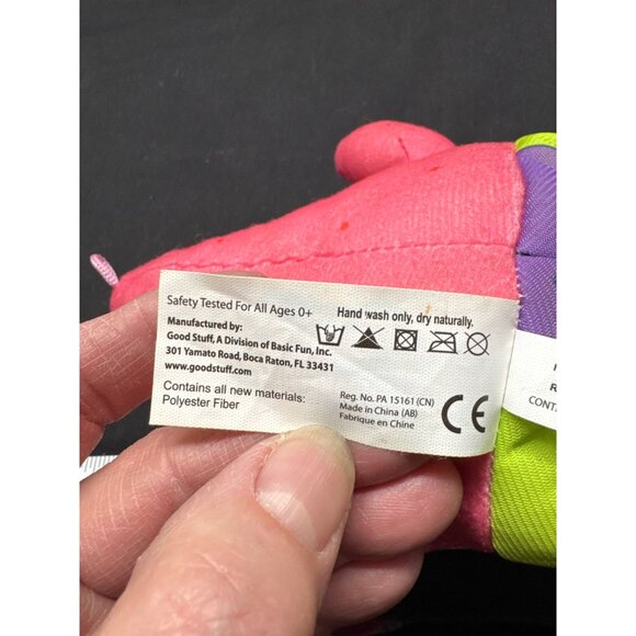 2023 Patrick Star Plush Toy 7" Spongebob Squarepants - Picture 4 of 6